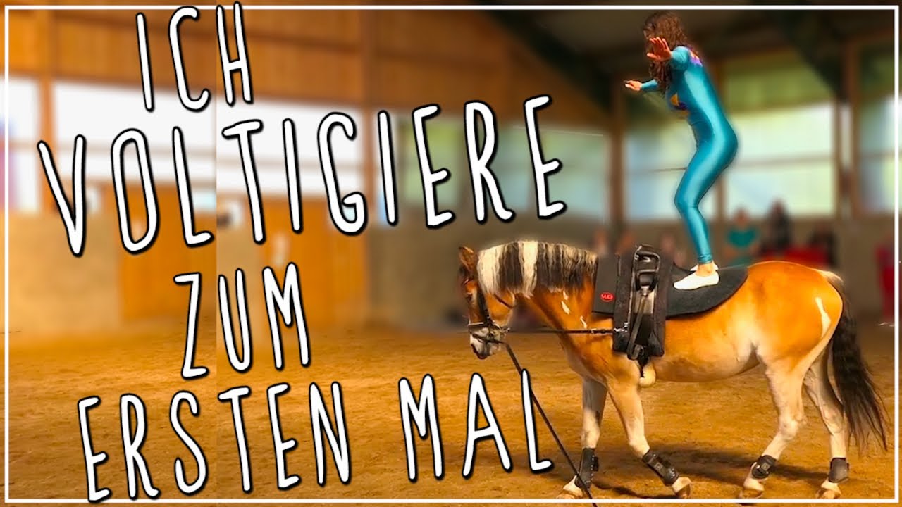 Ich voltigiere zum ERSTEN MAL in meinem Leben ♥