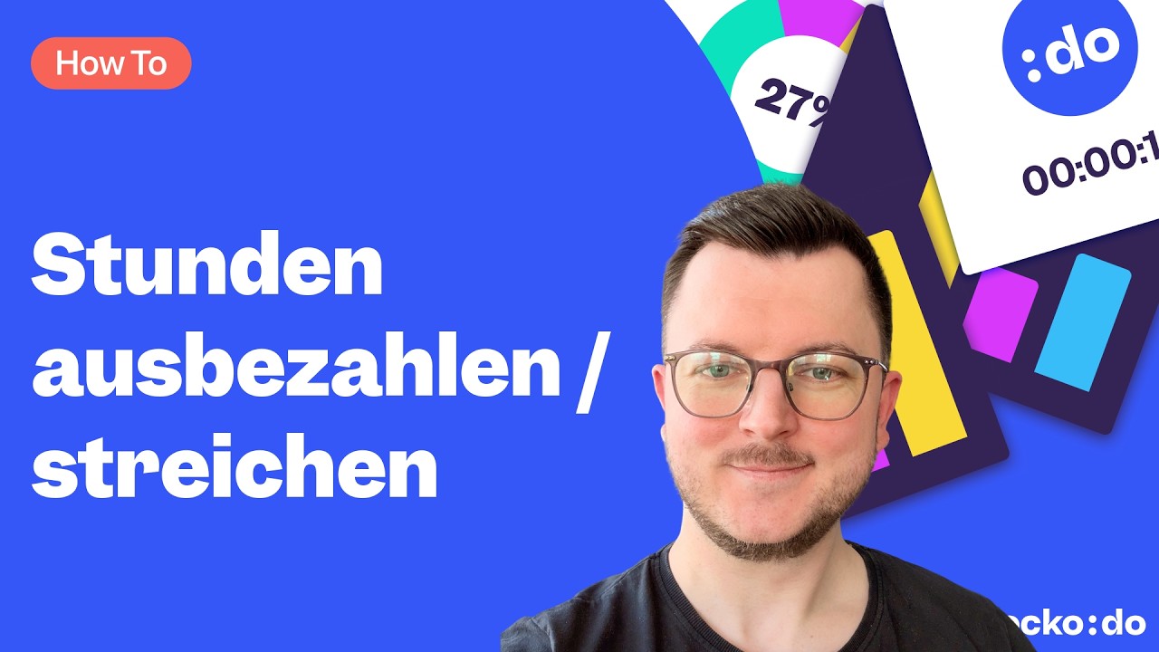 How to Clockodo - Stunden ausbezahlen/streichen
