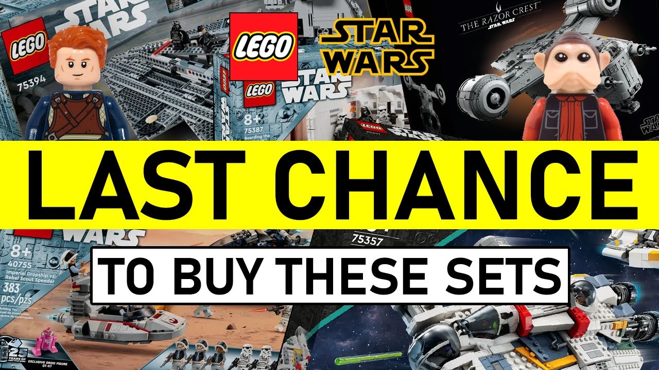 LAST CHANCE to buy these Star Wars LEGO Sets & Minifigures (Retiring 2025)!!