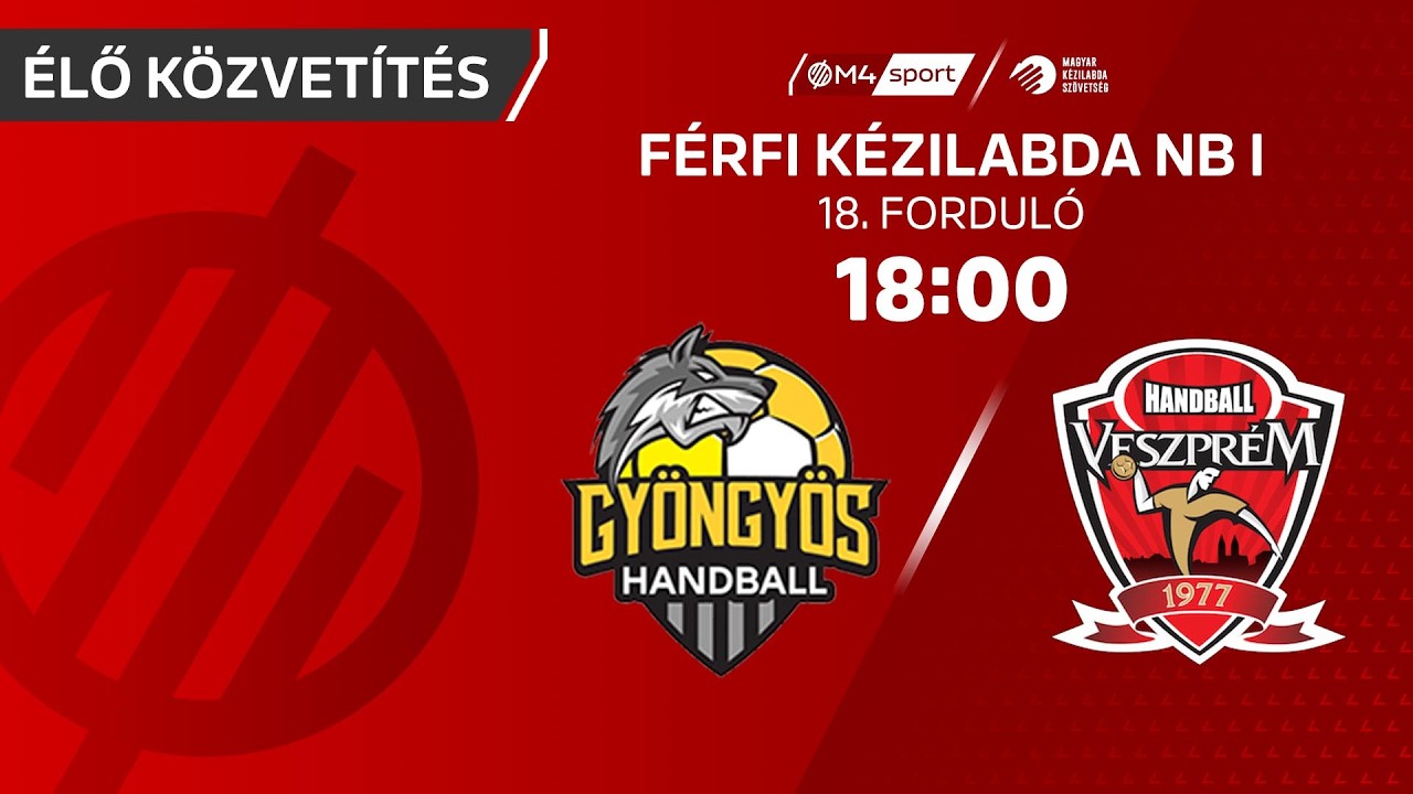 HE-DO B Braun Gyöngyös – ONE Veszprém HC | férfi K&H Liga | 18. forduló
