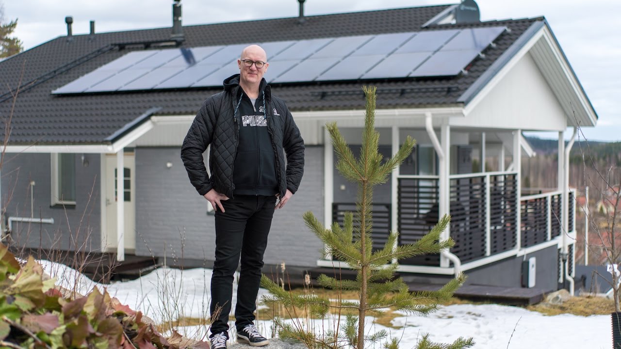 Ekologinen aurinkosähköjärjestelmä tuottaa useamman kuukauden sähköt