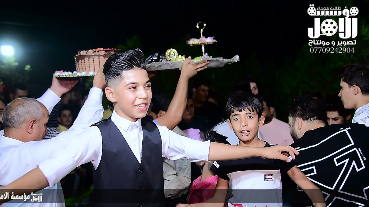 المنشد امير العبودي والمنشد سيد كرار البنداوي/ /حفل زفاف علي الماكير