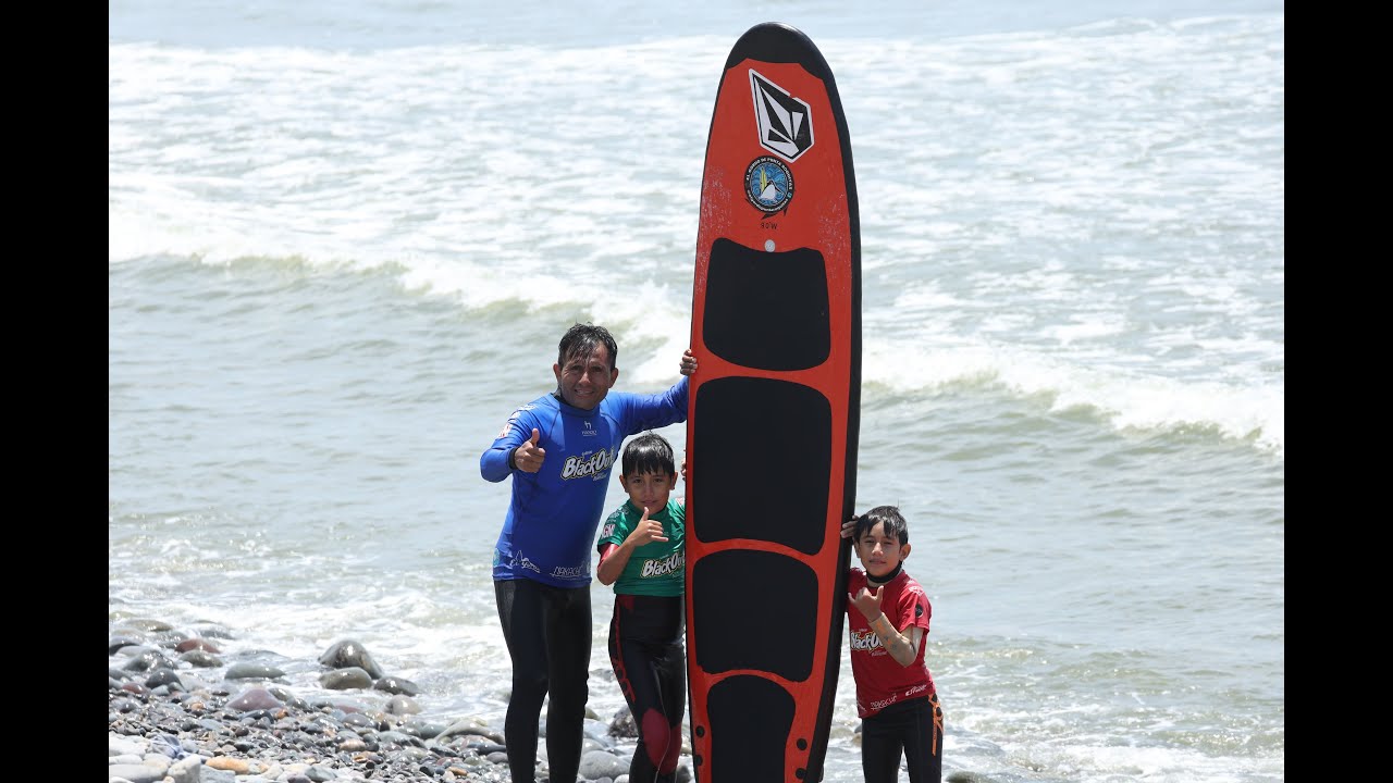 Surfeando con papá