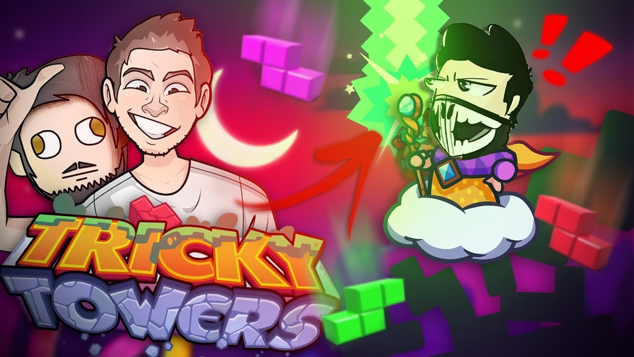 OS DEUSES DO TETRIS | Tricky Towers Feat. Alanzoka e Capuccino