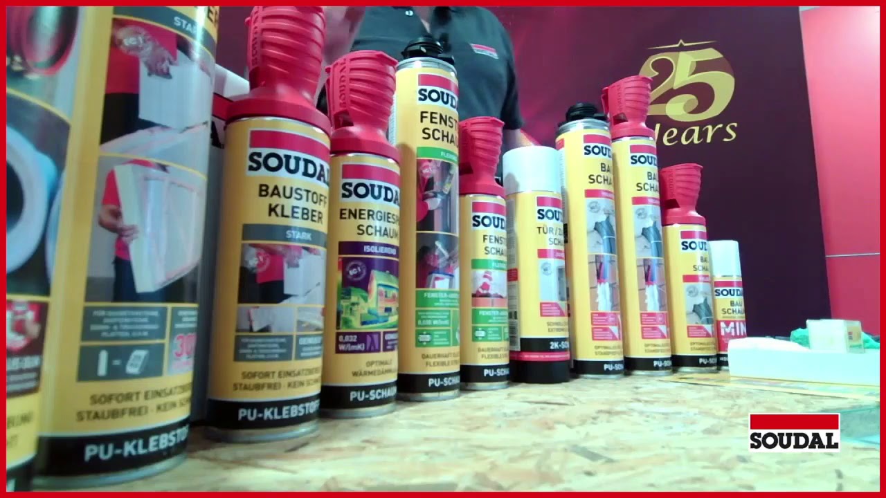 Präsentation der Soudal PU-Schäume (DIY)