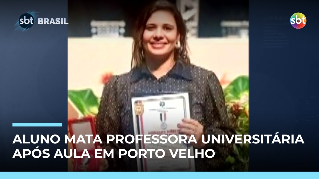 Professora é morta por aluno dentro de universidade em Porto Velho | #SBTBrasil