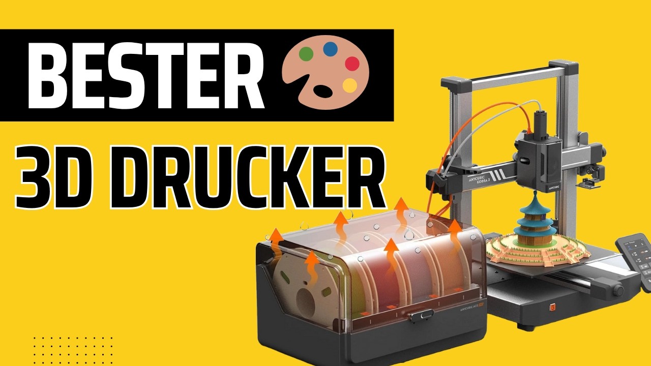 Anycubic Kobra 3 Combo - Bester 3D Drucker für mehrfarbiges Drucken?