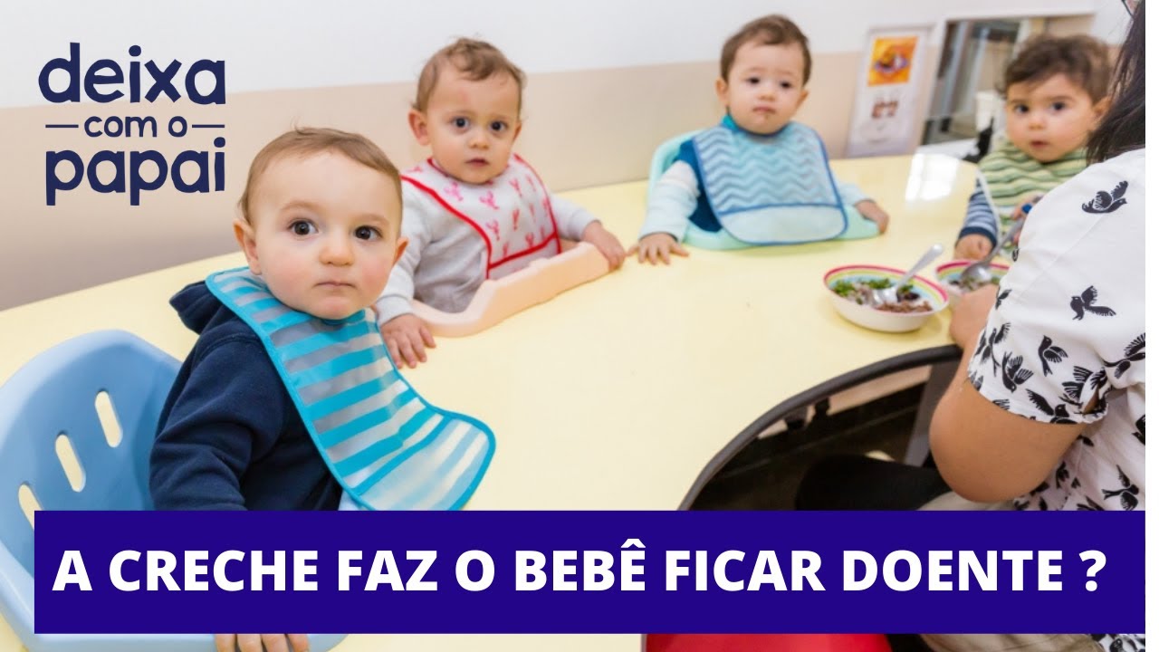 A IMUNIDADADE DE UM BEBÊ NA CRECHE DIMINUI? DEIXA COM O PAPAI