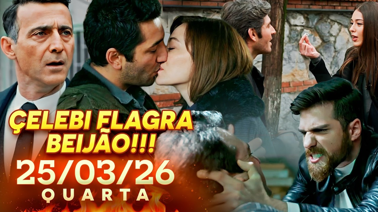 Chamas do Destino - (25/03/26) Cap&iacute;tulo de hoje, Quarta-Feira l Cap&iacute;tulo 58, Record TV, Alev Alev.