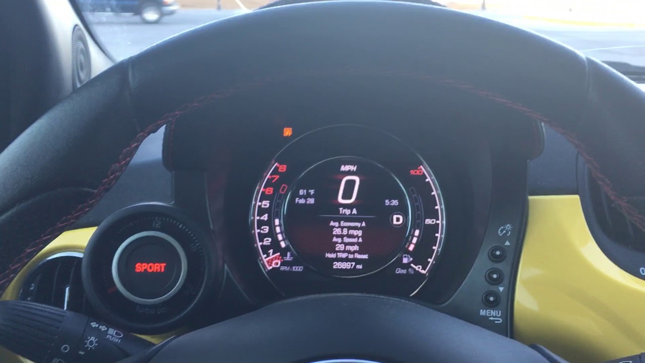 Abarth 500 0-60 pull