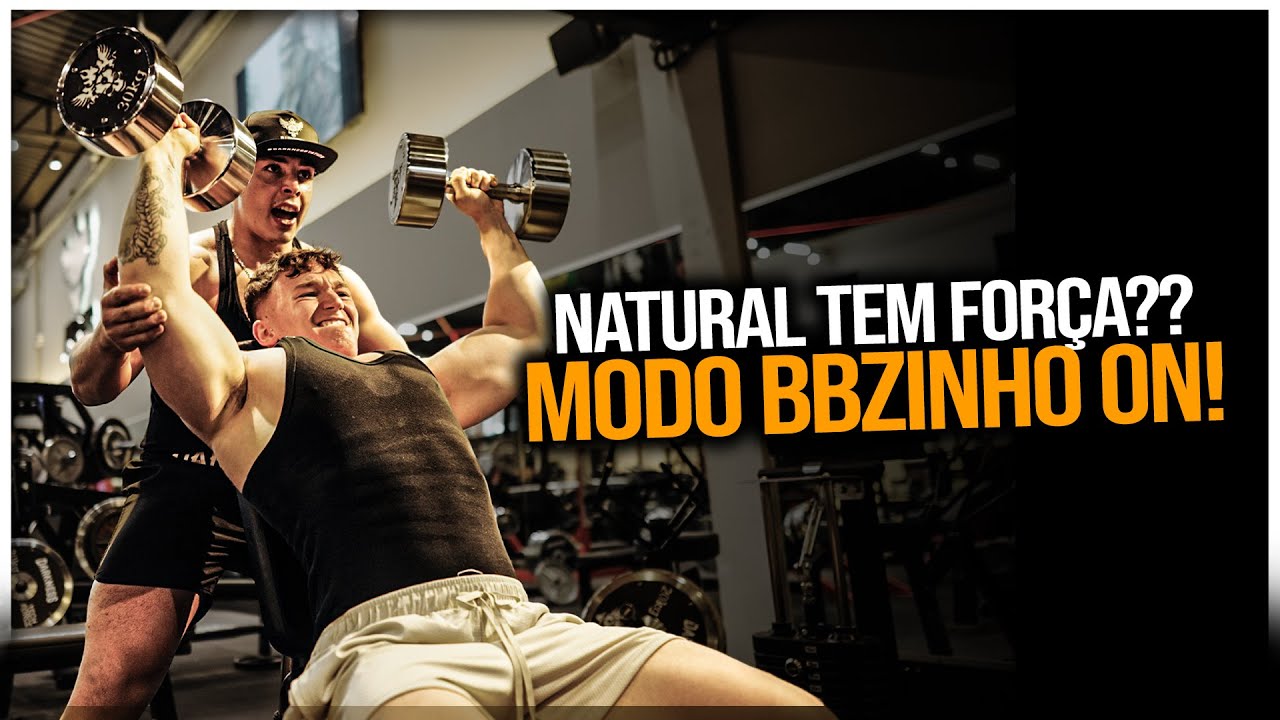 GANLEY TESTOU ATLETA NATURAL NO TREINO DE PEITO!! | ft. ERIC