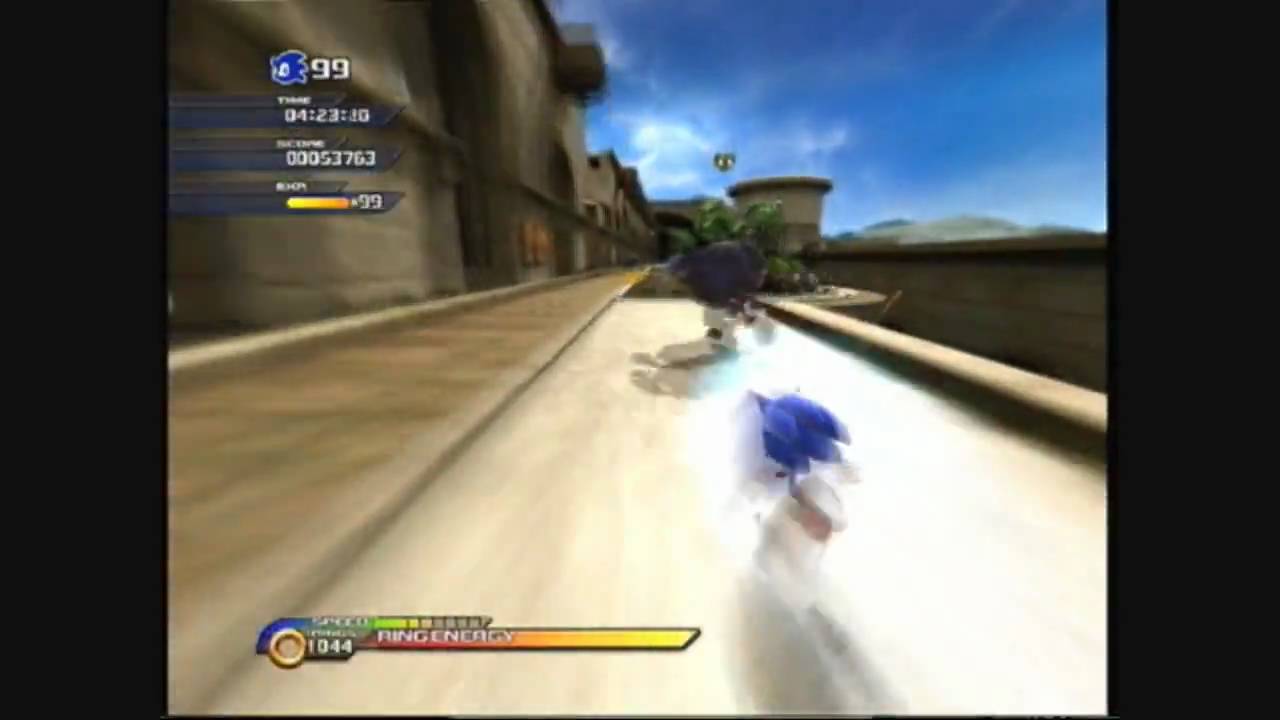 Sonic Unleashed - Spagonia (Day) - Rooftop Run, Act 1 (S-Rank)