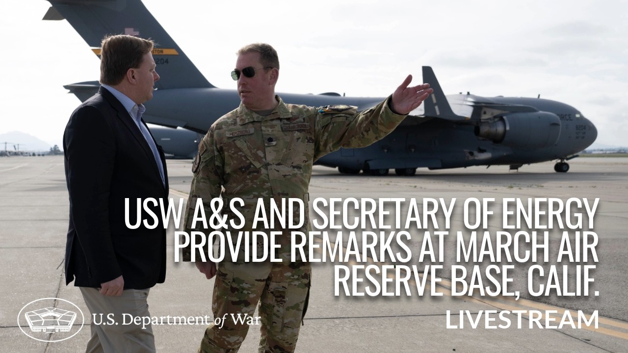 LIVE: Undersecretary of War for A&S and Secretary of Energy Chris speak during a press conference