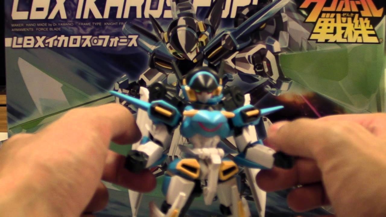 Level 5 / Bandai : Danball Senki - LBX-30 Ikaros Force ダンボール戦機 Review