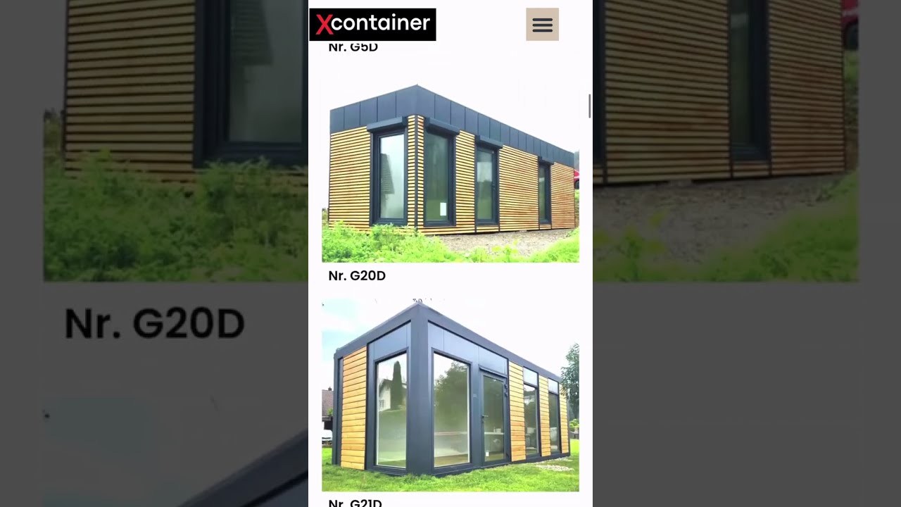Wohncontainer kaufen schl&uuml;sselfertig Preis B&uuml;rocontainer Tiny House Gartenhaus Container europaweit
