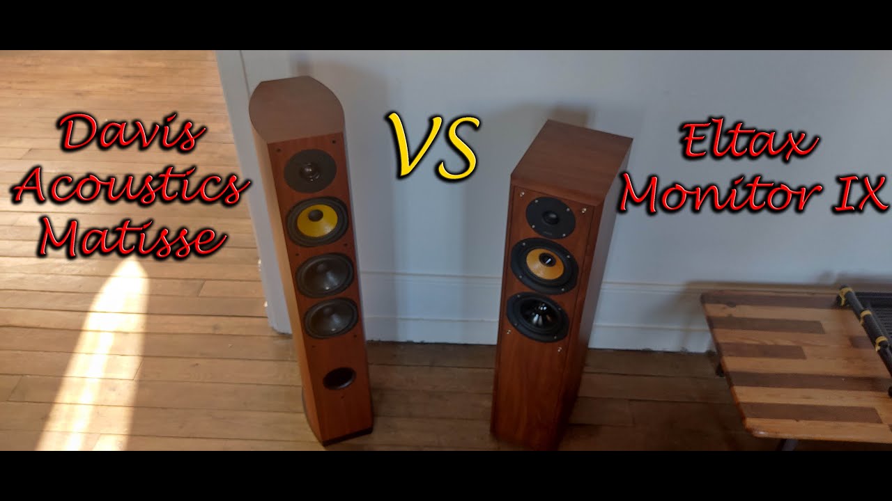 Eltax Monitor IX speakers VS Davis Acoustics Matisse Speakers. Binaural Test
