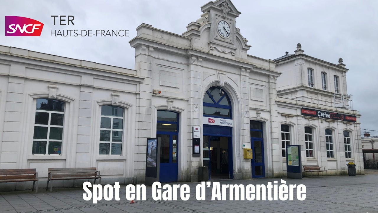 [TRAINS SNCF TER]. Spot en Gare d'Armentières. (1)