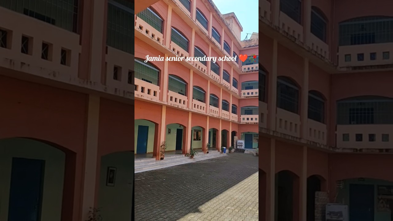 jamia senior secondary school ❤️ #jmi #jamia #jamiamilliaislamia #school