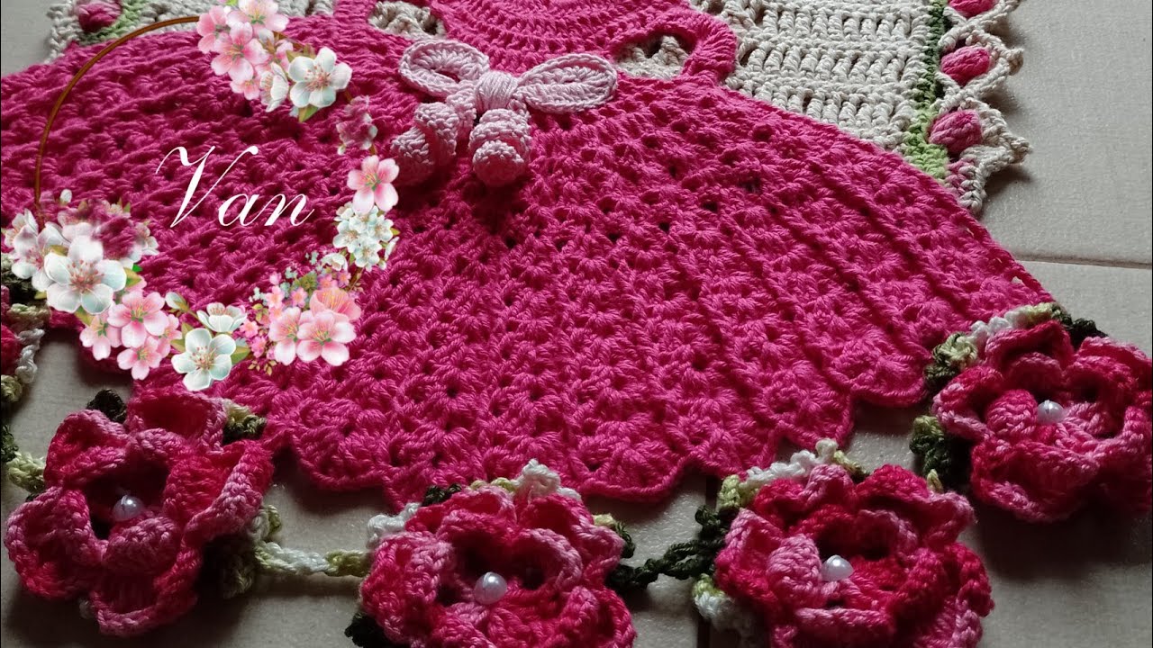 Caminho de Mesa Dama Aplicação do vestido e Flores