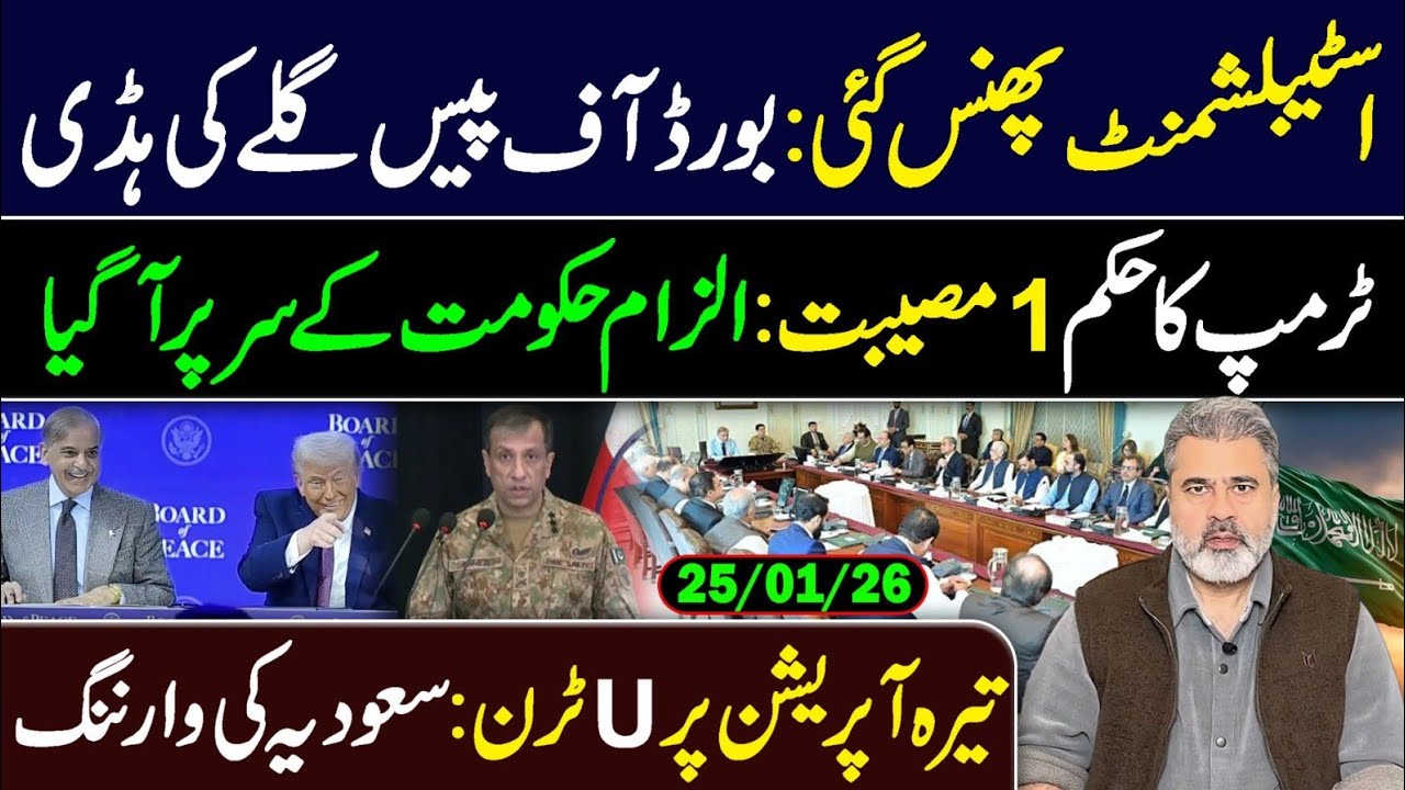 Establishment in Trouble? Board of Peace Becomes a Major Headache || Imran Riaz Khan VLOG