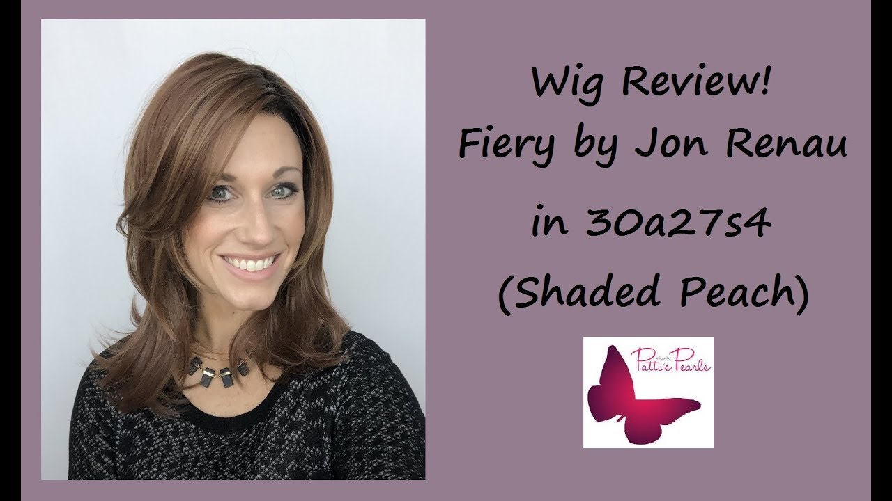 Wig Review:  Fiery by Jon Renau in 30A27S4 (Shaded Peach)