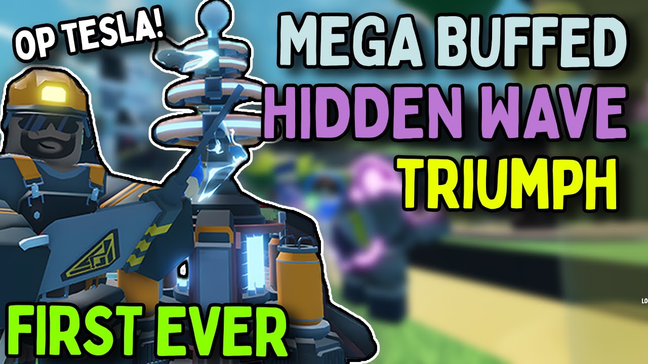 FIRST EVER Mega Buffed Hidden Wave Triumph | 63,000 HP TANKS | TDS New Rebalance Update