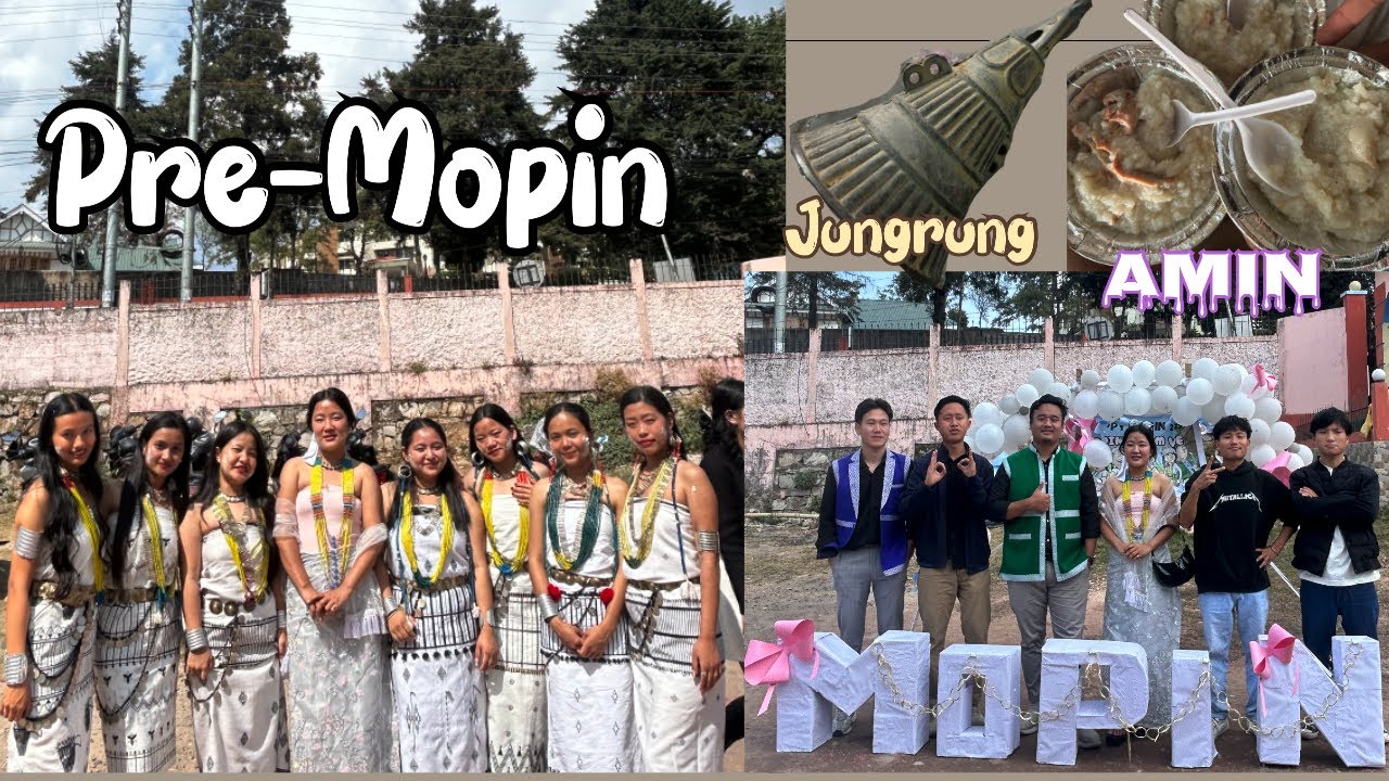 Arunachal Festival Mopin🤍 || A festival that almost similar to Holi but only with white colour✨