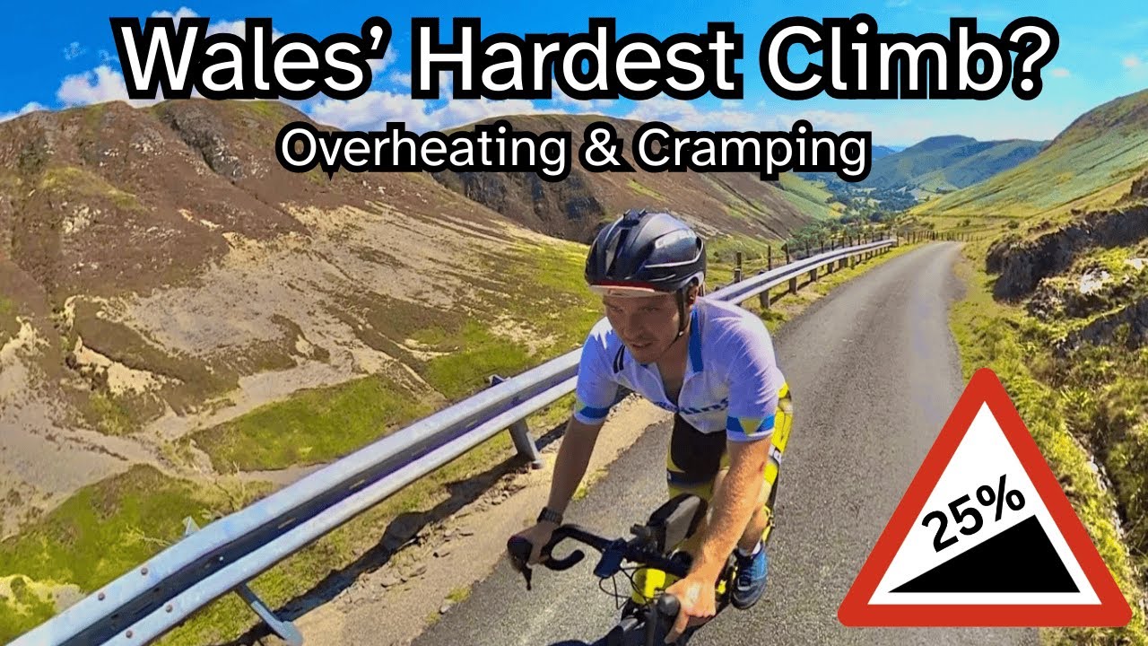 Wales' Hardest Climb: Overheating & Cramping While Cycling Bwlch Y Groes