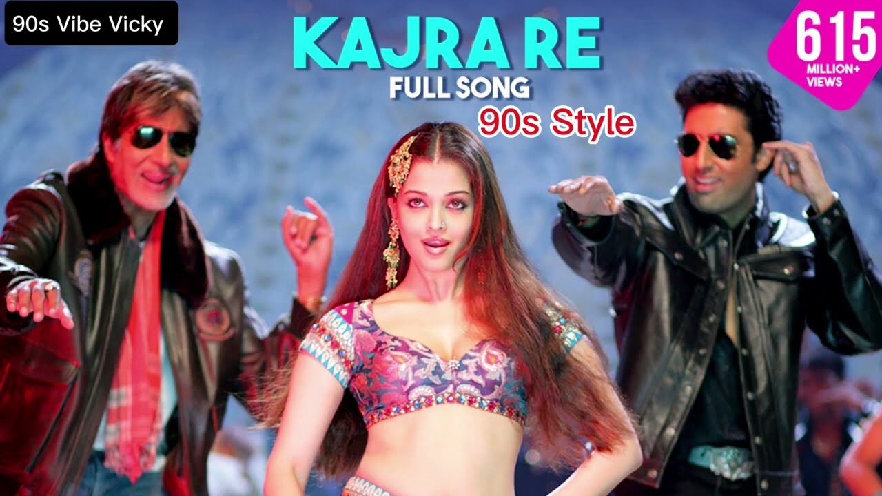 Kajra Re Kajra Re Tere Kaale Naina Song 90s Style ll 90s Vibe Vicky ll 