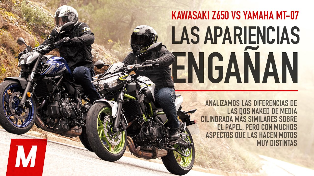 Kawasaki Z650 против Yamaha MT 07 | Сравнение, тест и обзор