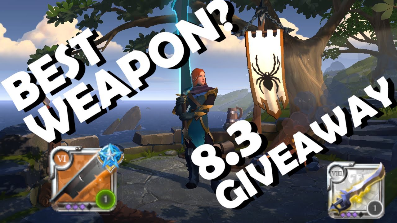 Carving Sword is the most broken Weapon || 8.3 Clarent Blade GIVEAWAY || Albion Online || PvP
