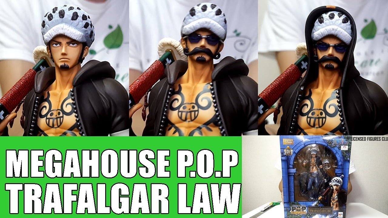 TRAFALGAR LAW P.O.P Figure One Piece MegaHouse Unboxing