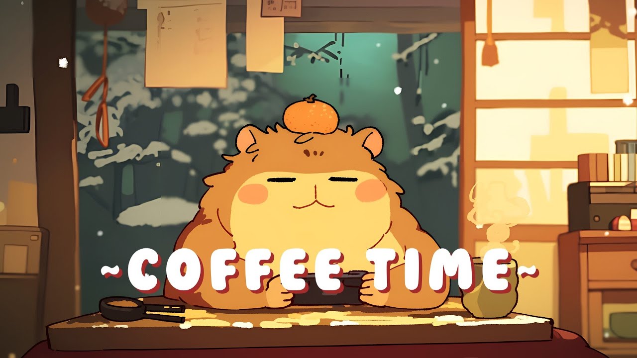 [Long Session] Capybara Music Corner | Peaceful Beats for Studying & Relaxing 🦫 🍵 ✨