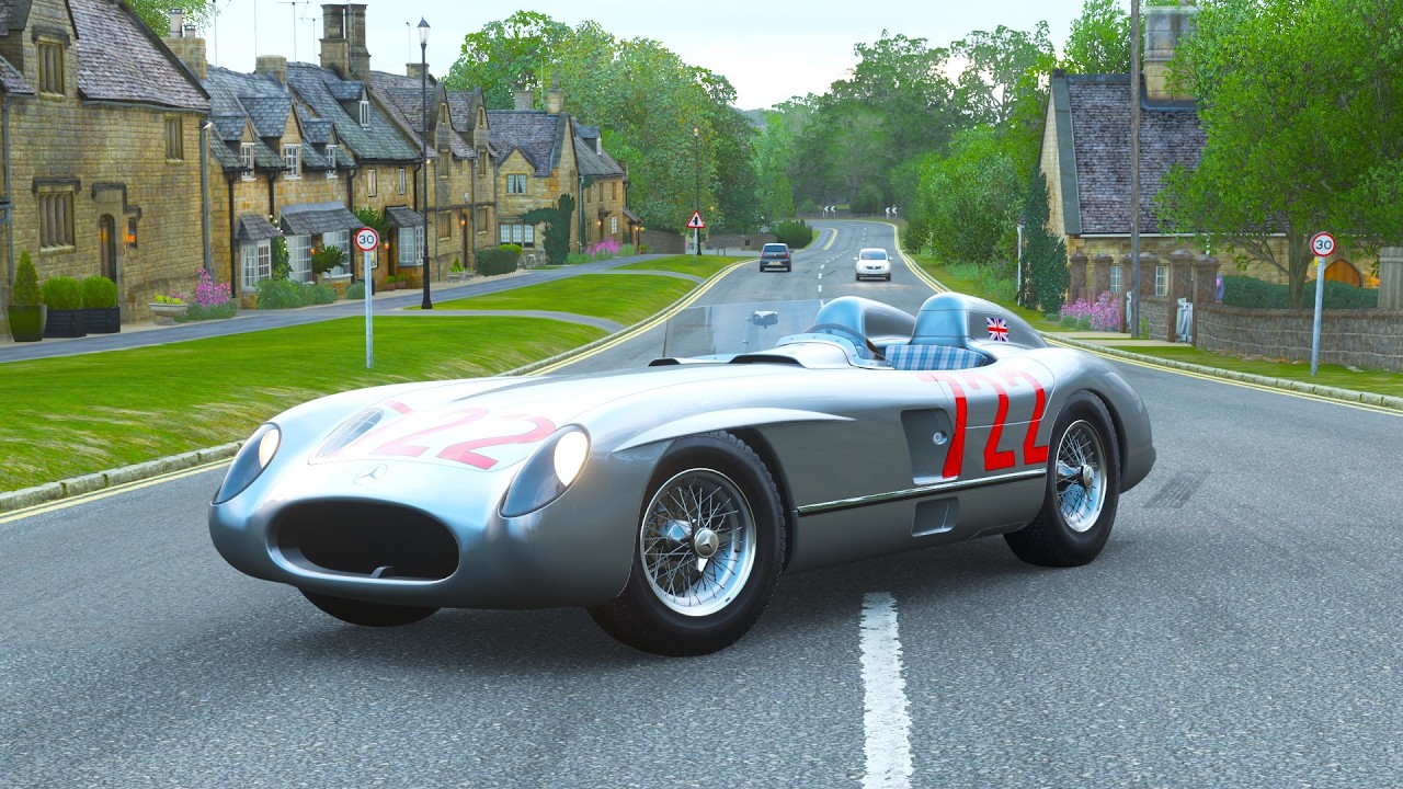 MERCEDES BENZ 300 SLR 1955 I Forza Horizon4 l Test Drive 4K 🎉#forzahorizon4 #mercedes