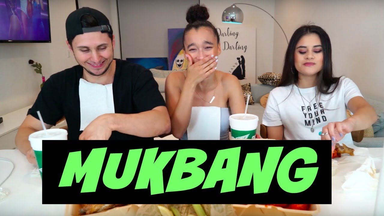 WINGSTOP MUKBANG при участии Эрики Вианей и Дэвида Альвареса (мы пролили немного чая...)