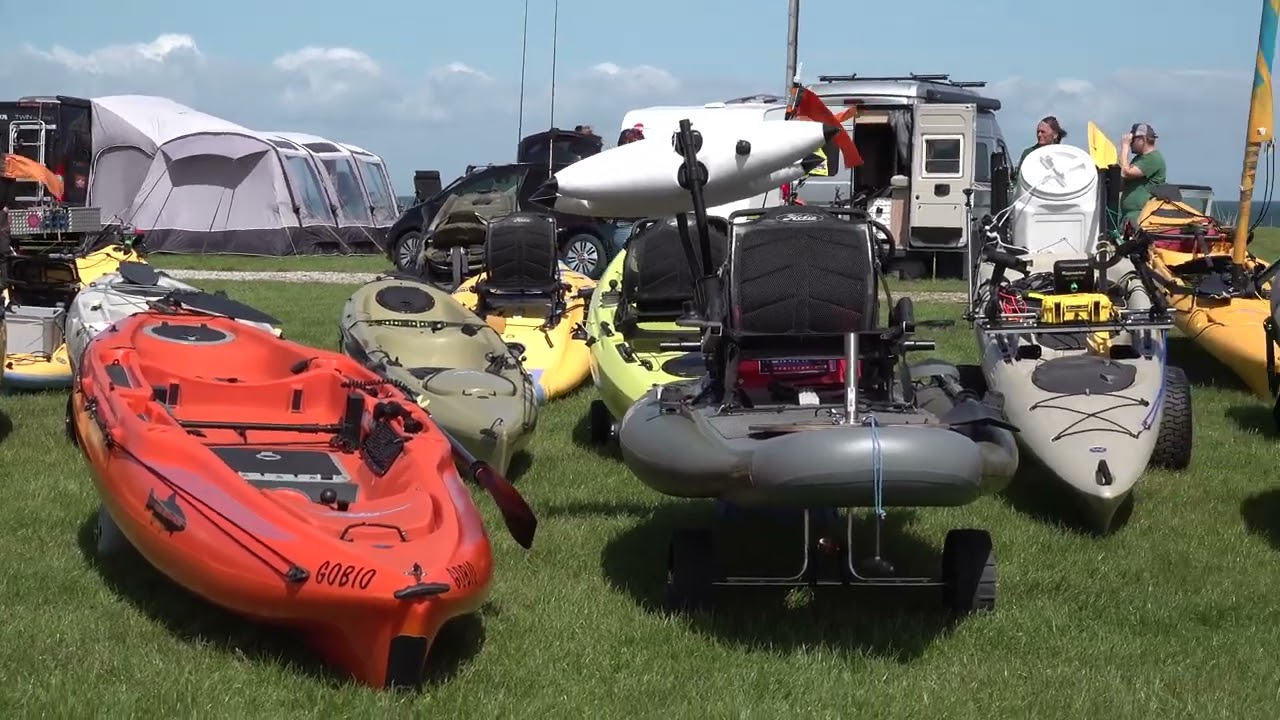 Angelkajaktreffen 2022 auf Fehmarn - Technik für Angler on Tour
