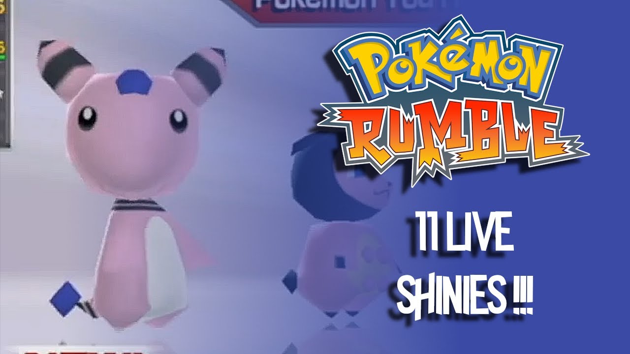 Shiny hunting in Pokemon Rumble! (Rumble Weekend 27)