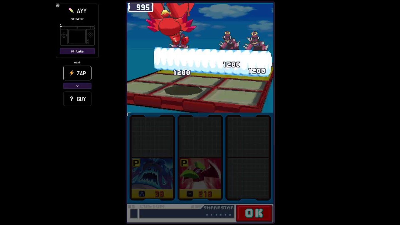 Telemelt2 Co-op /mmg/ vs Mega Man Starforce 1 DX (Legend mode part 5)