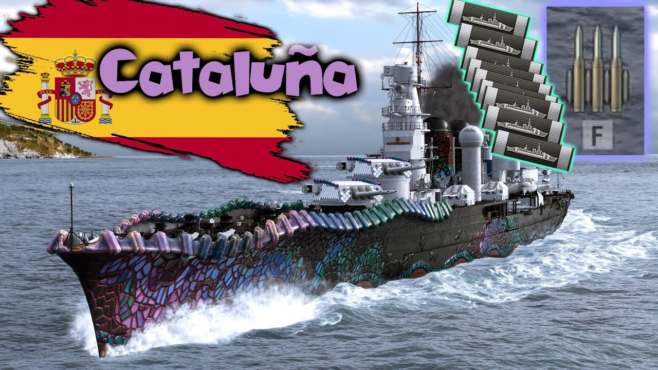 Catalu&ntilde;a NEW Spanish Cruiser - World of Warships
