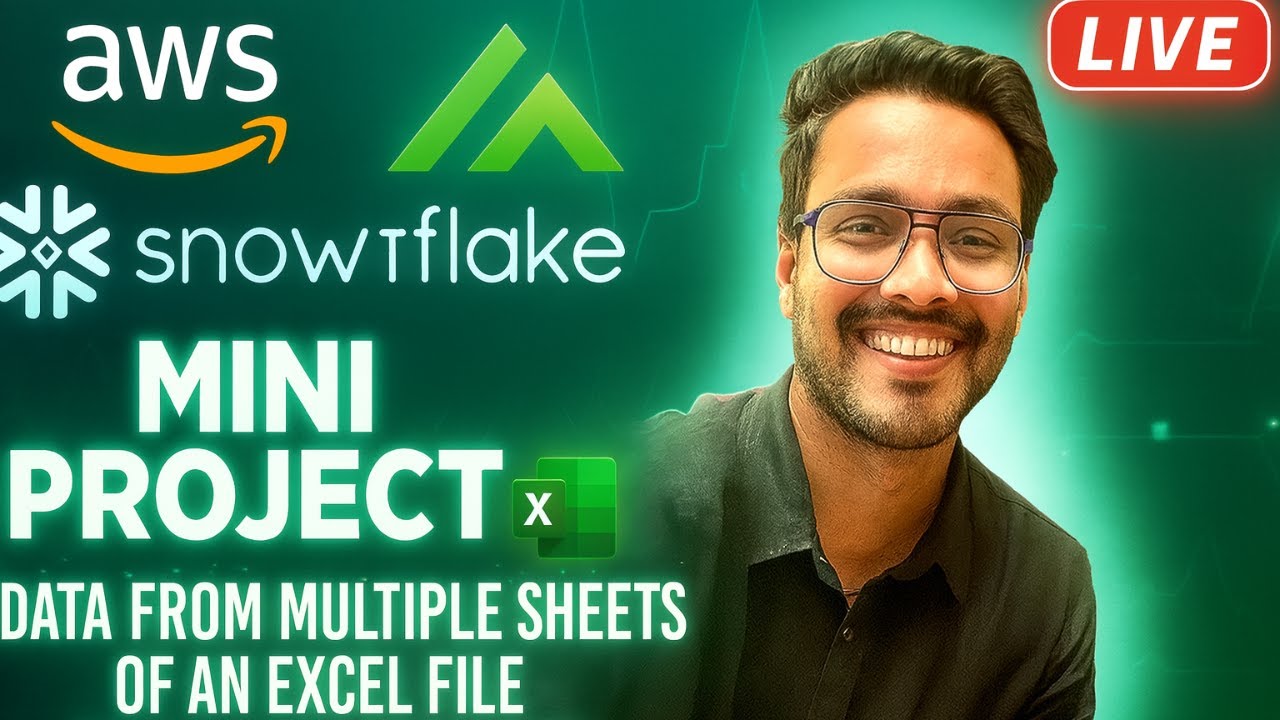 MINI PROJECT | EXCEL QUERY | END-TO-END PIPELINE | MATILLION | SNOWFLAKE | AWS | DATA ENGINEERING