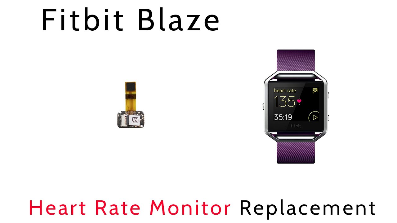 Tutorial How To Repair Replace Fitbit Blaze Heartrate monitor