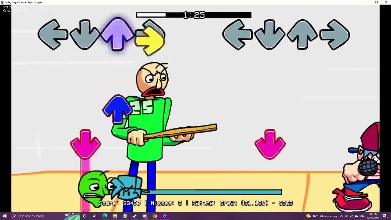 baldis funkin class retake demo