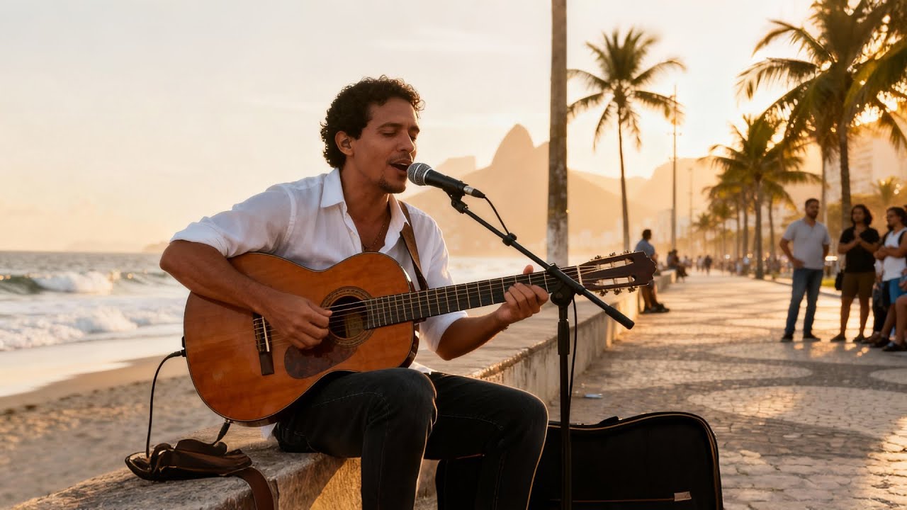 BOSSA NOVA pra se sentir no CALÇADÃO de COPACABANA anos 80 | inspirado em TOM JOBIM