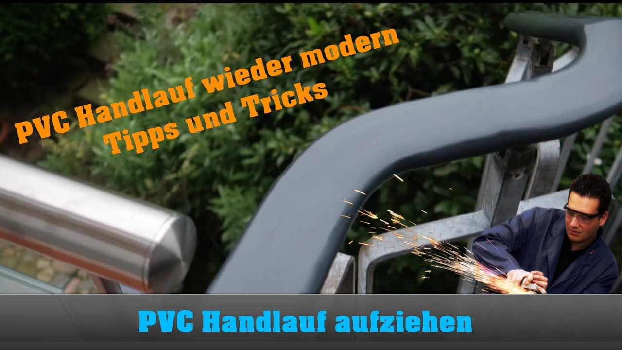 PVC Handlauf aufziehen - Dudelsack - Nachbearbeitung