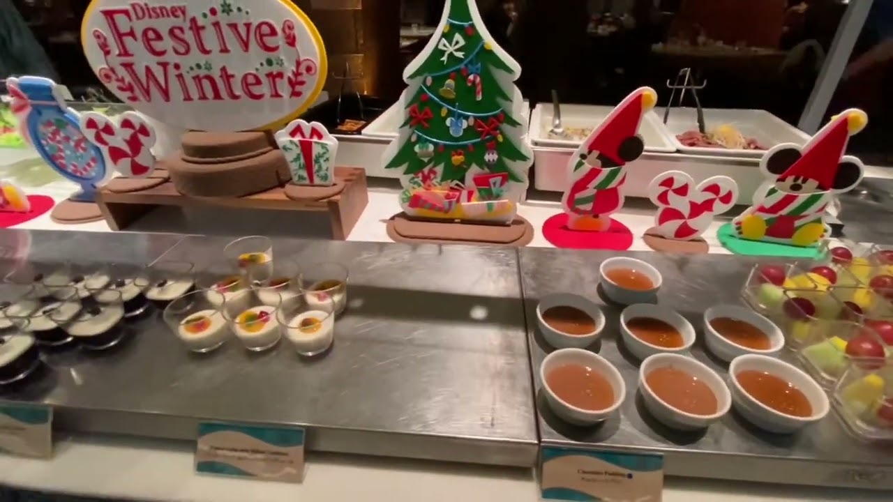 Oceano Buffet Miracosta Tokyo DisneySea Christmas 🌏 Japan 2022