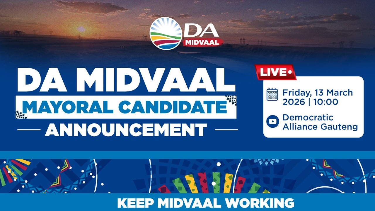 DA Midvaal Mayoral Candidate Launch
