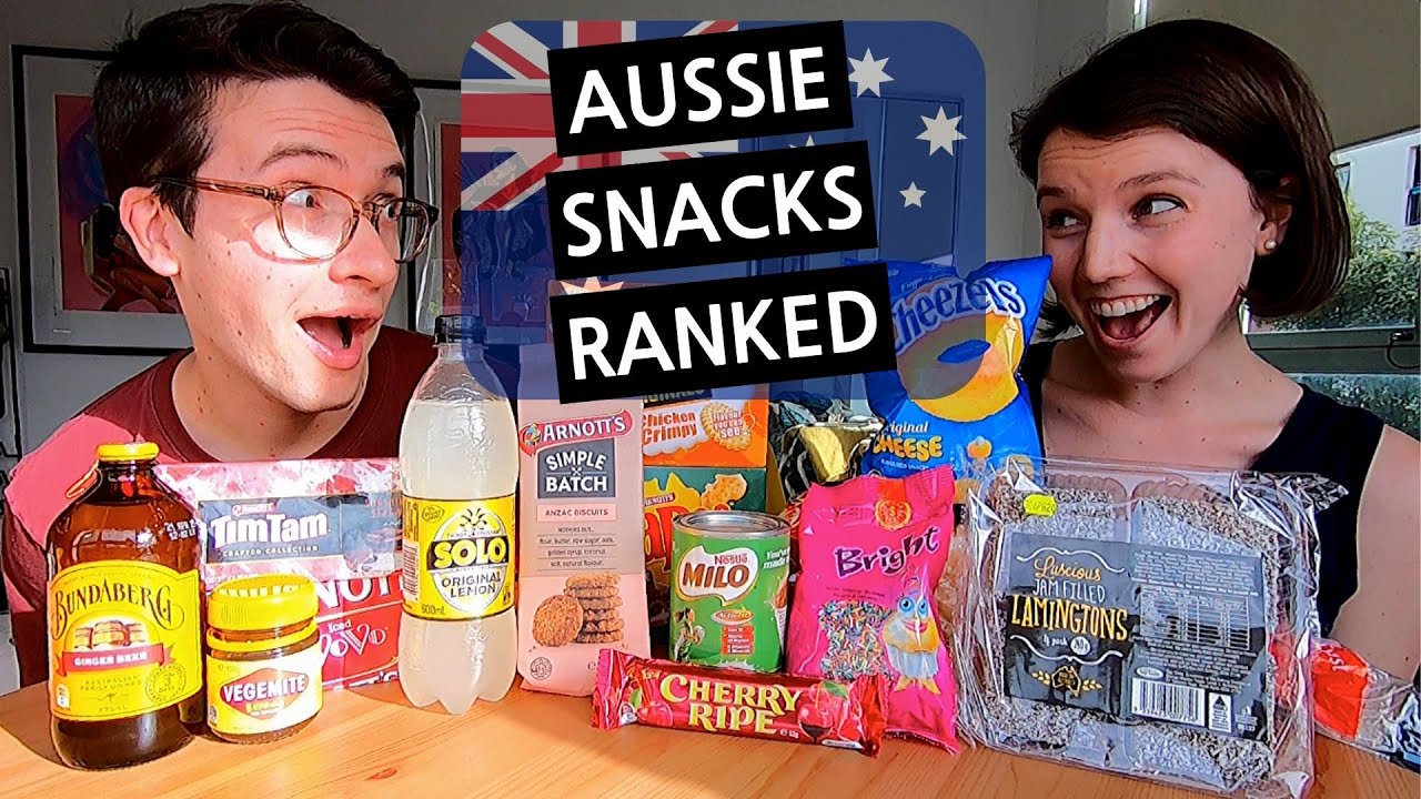 AMERICANS TRY TOP 10 AUSTRALIAN SNACKS