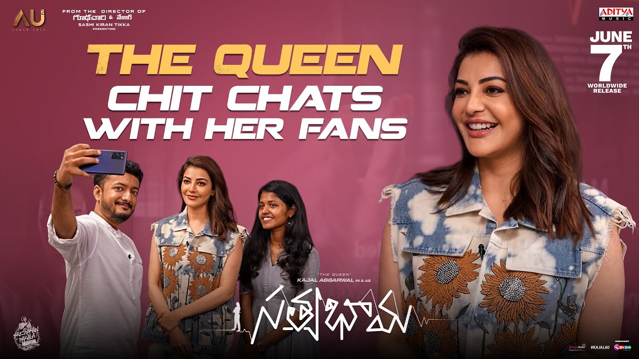 The Queen chit chats with her Fans | Kajal Aggarwal | Satyabhama | In theatres June 7th