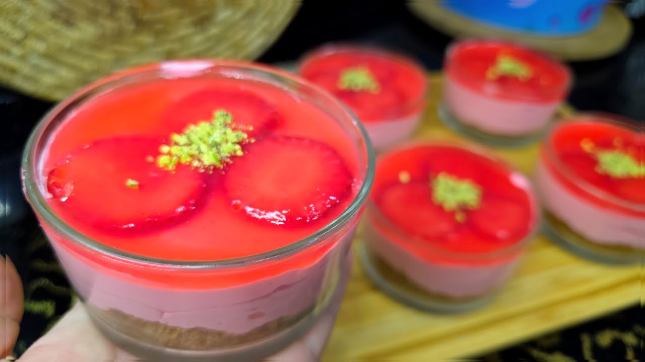 مطبخ ام وليد / أسهل و اسرع و ابن تحلية الفريز 🍓 وحد الخفة و وحد البنة تحفة 😍😋🥰.