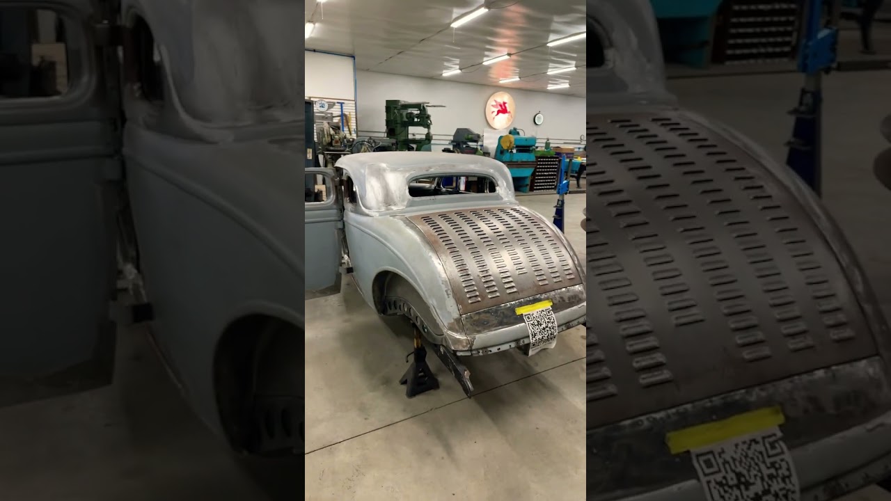 1934 Ford 5W Coupe.  Chopped and Channeled.